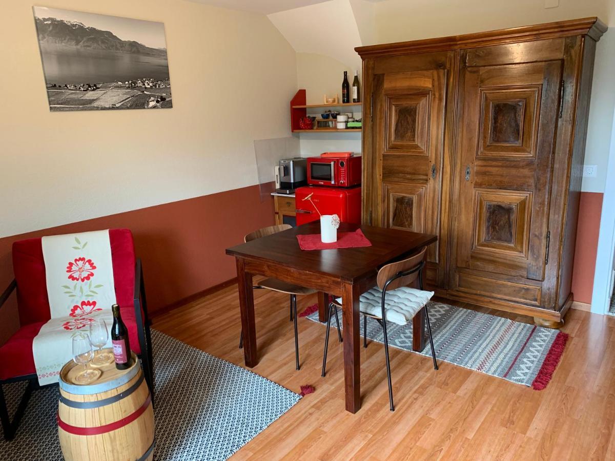 La Gremillette Gourmande Lavaux Apartment Rivaz Exterior photo